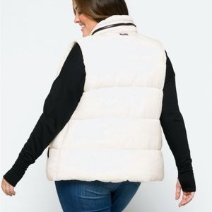 Woman’s white vest
